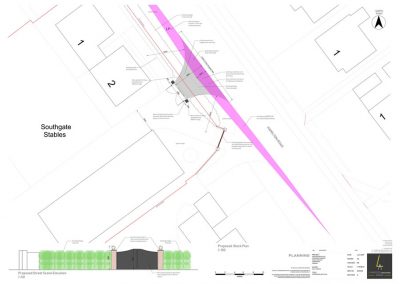 New Entrance Gates to Stable Yard – Hamilton Road, Newmarket